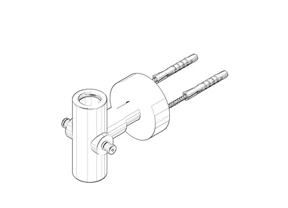 DORNBRACHT Halter für Brause Stand ERSATZTEILE 90171103800 Chrom, 90171103800-00 Galeriebild 1